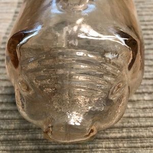 Vintage Glass Piggy Bank